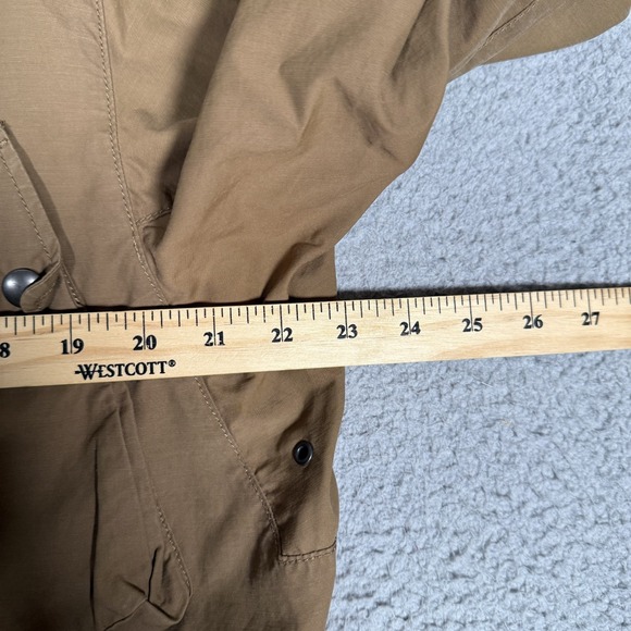 J Crew Jacket Mens Large Brown Stonehall Safari Outdoor Pockets Casual Preppy - Picture 8 of 13